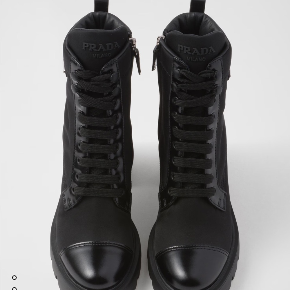 Prada Re-Nylon Combat Boots - Picture 2 of 15